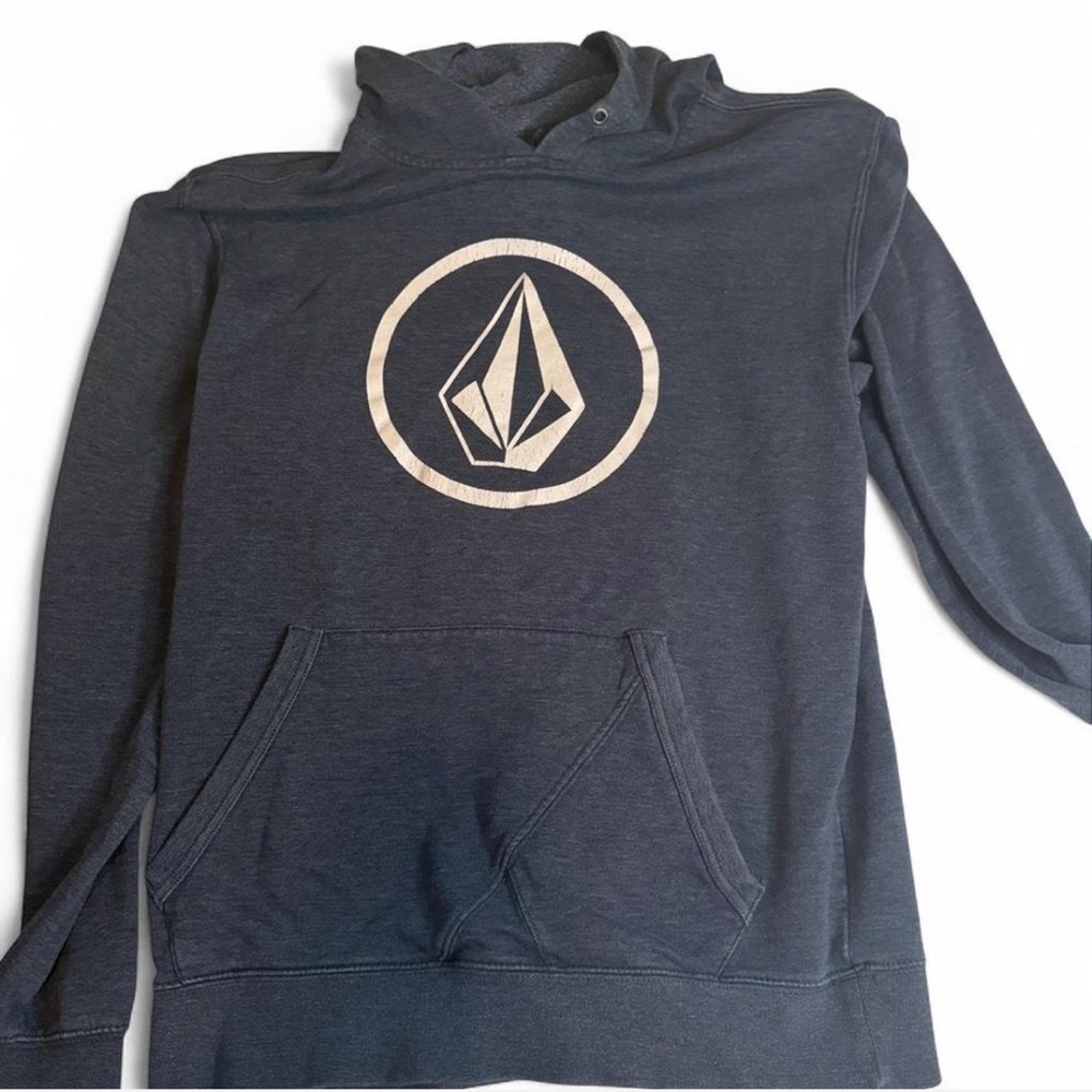Volcom Black Hoodie with Cream Logo